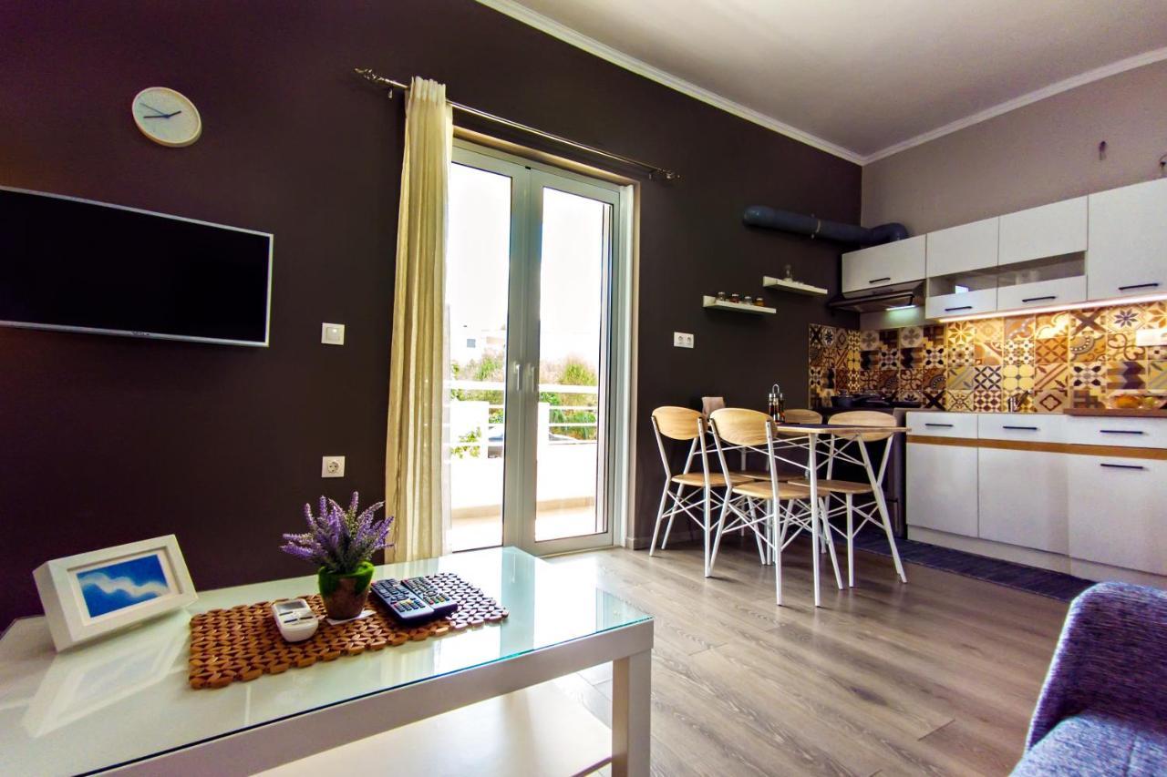 Maria'S Modern Studio 5Min From Beach Souda Dış mekan fotoğraf